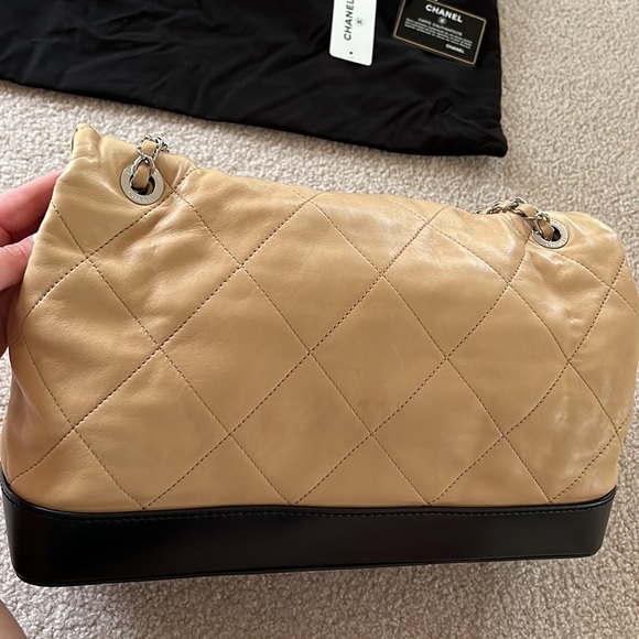 Rare Large two tone Chanel Bag - Picture 8 of 11